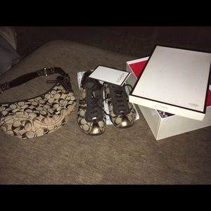 Coach Purse and Sneaker Combo