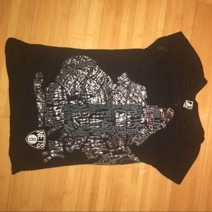 BLACK BK NETS TSHIRT