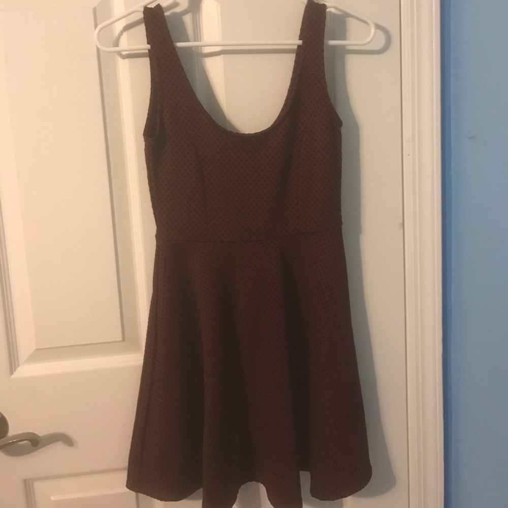 Forever21 red and black polka dot dress