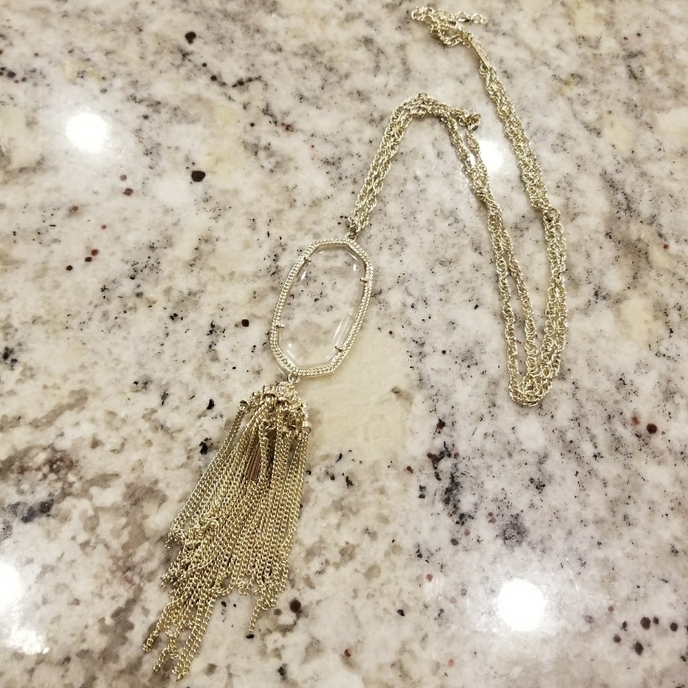 Kendra Scott Clear Rayne Necklace