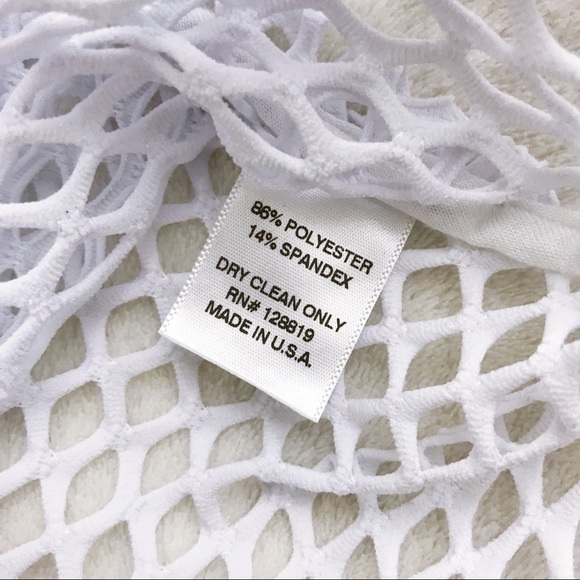 RILLER FOUNT Kate Racerback Fishnet Layering tank - Picture 4 of 6