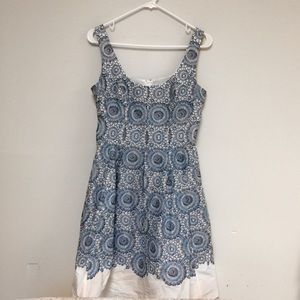 Nine West mosaic print dress