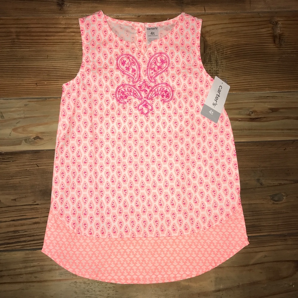 NEW Carters Embroidered Dress