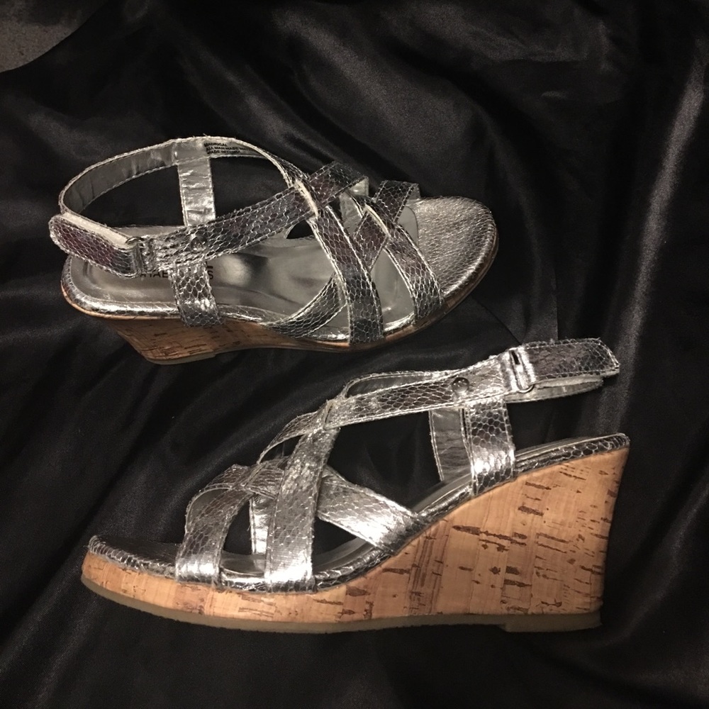 Girls/Woman's Michael Kors Cork Wedge Sandals