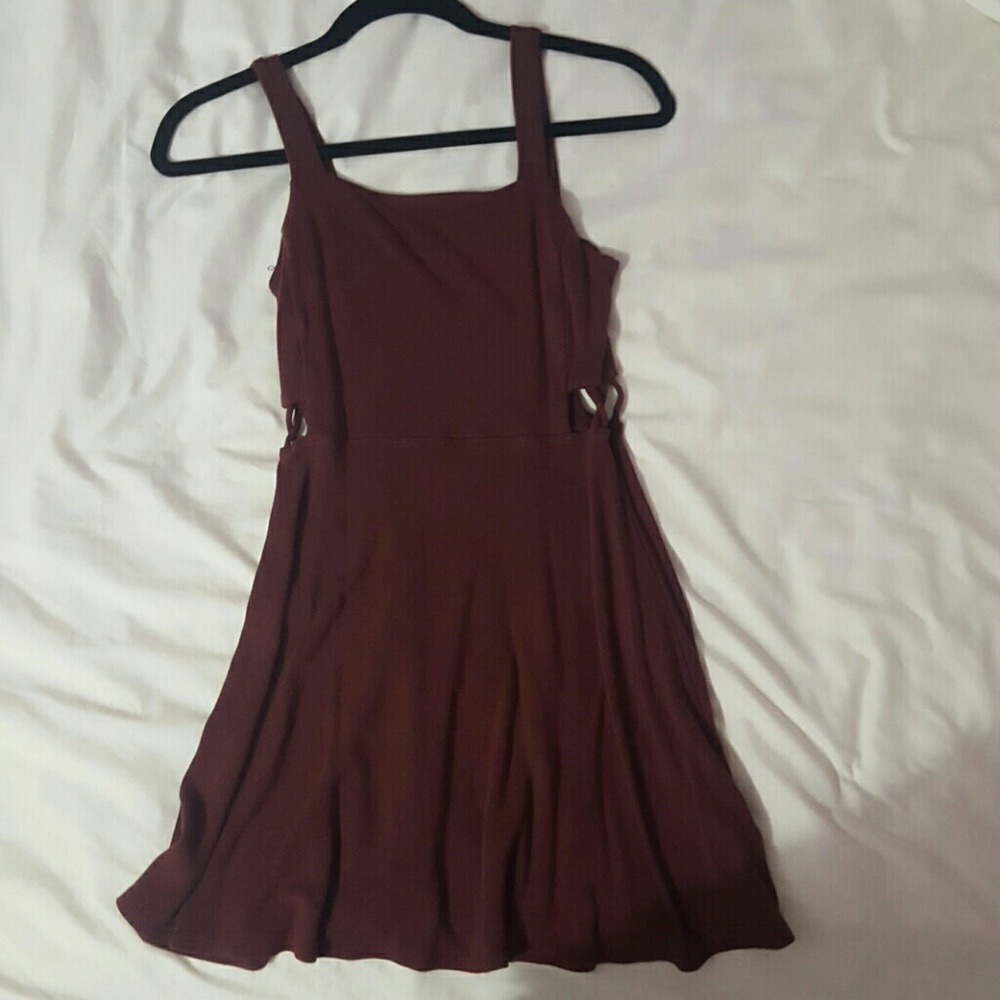 Cutout skater dress