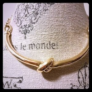 Banana Republic Gold Knot Necklace - OS