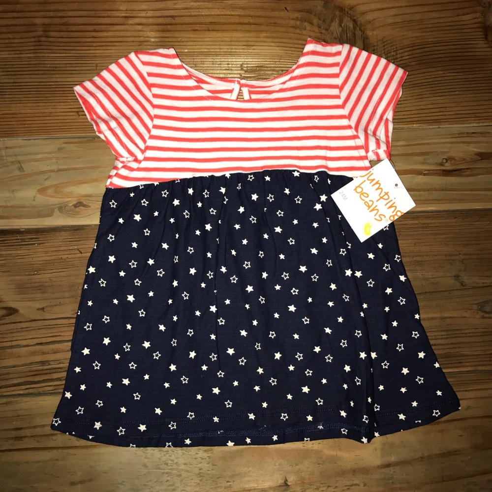 NEW Jumping Beans Patriotic Dress