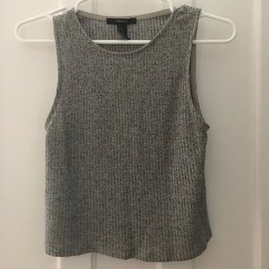 Grey crop top