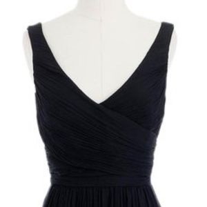 J. Crew Silk Chiffon Heidi Dress (Black)