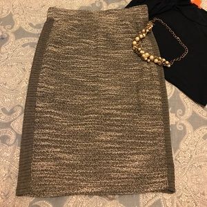 Marine Layer | Gray & White marbled Pencil Skirt.