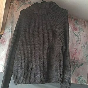 Cowl neck knitted sweater M + Free item!!