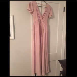 Pink ASOS maxi