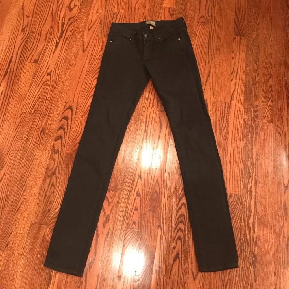 Paige jeans, boot cut dark green/black