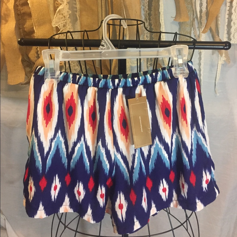 Brand new with tags fun tribal print shorts