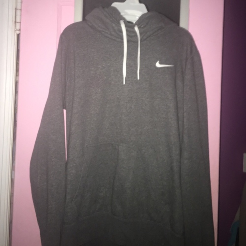 Gray Nike hoodie