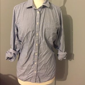 TOMMY HILFIGER RAILROAD STRIPE BUTTON DOWN