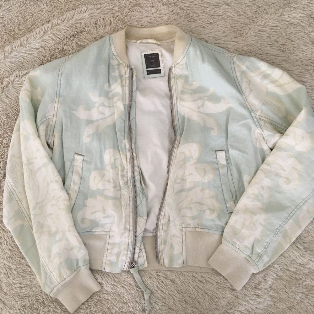 Gap bomber Hawaiian print jacket