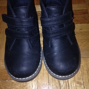 Little boys blue ankle boots - size 9
