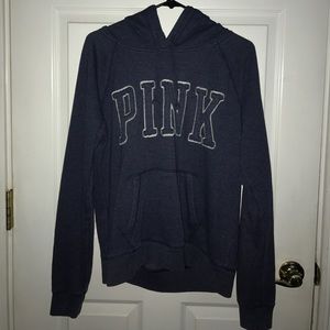 PINK Victoria's Secret navy blue hoodie