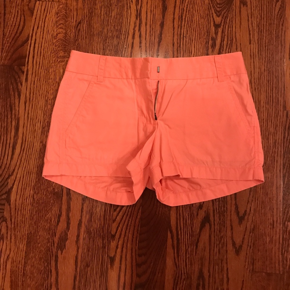Salmon jcrew shorts!