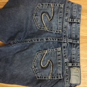 SILVER Aiko Bootcut jeans (size14/33)