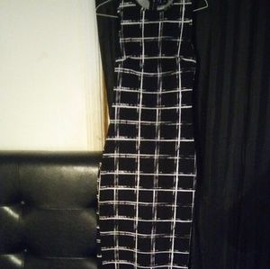 Black and white all purpose dress