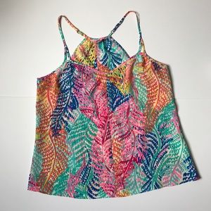 ✨SALE✨Lilly Pulitzer Dusk Racer Back Silk Top