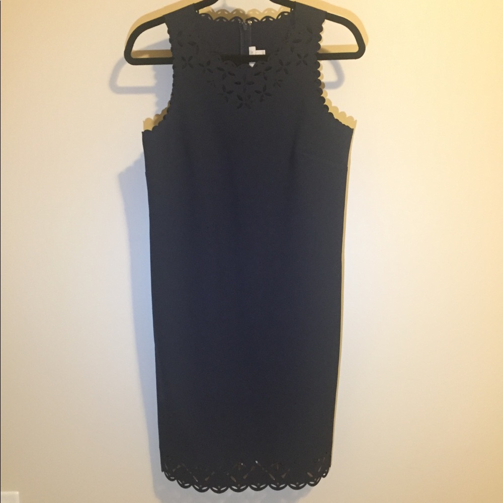 J Crew scalloped dress