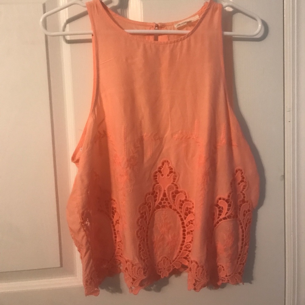 Love Culture Lace trim tank top
