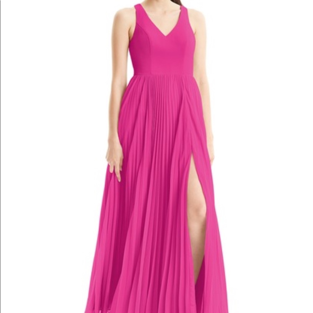 Azazie fuchsia gown 💕