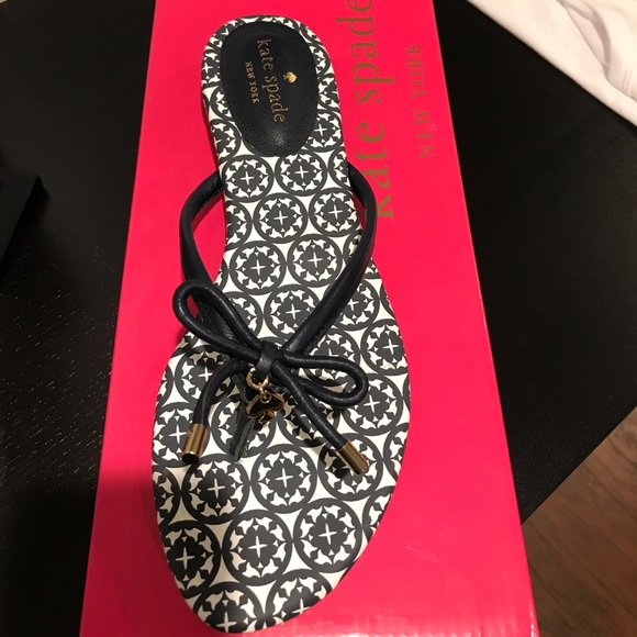 kate spade Shoes - Kate spade flip flops. Brand new. Never worn