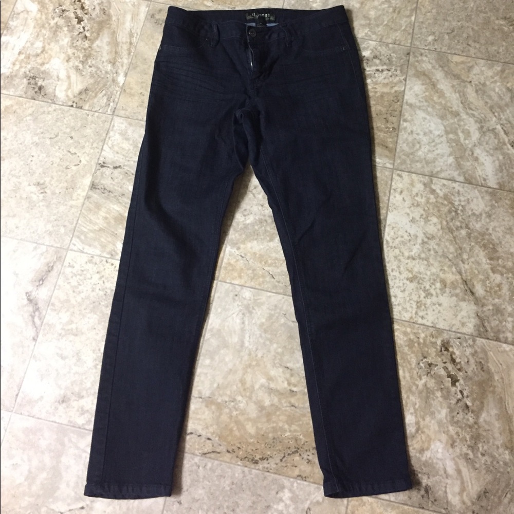 Dark denim jeans