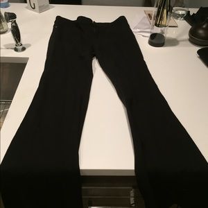 Black flare jeans