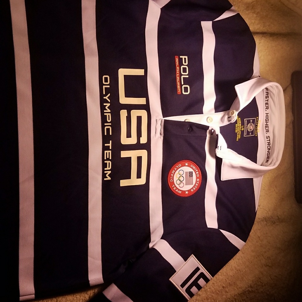 Long Sleeve Polo Ralph Lauren Team USA Shirt