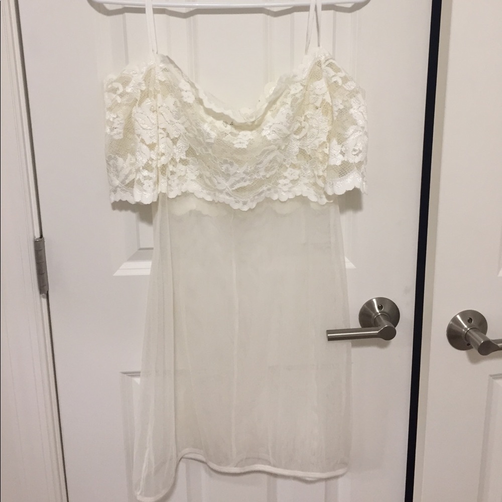 Victoria's Secret off shoulder lingerie