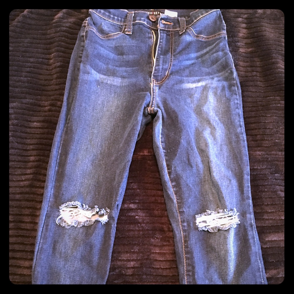(2 Pairs!!!) Distressed Fashion Nova Jeans