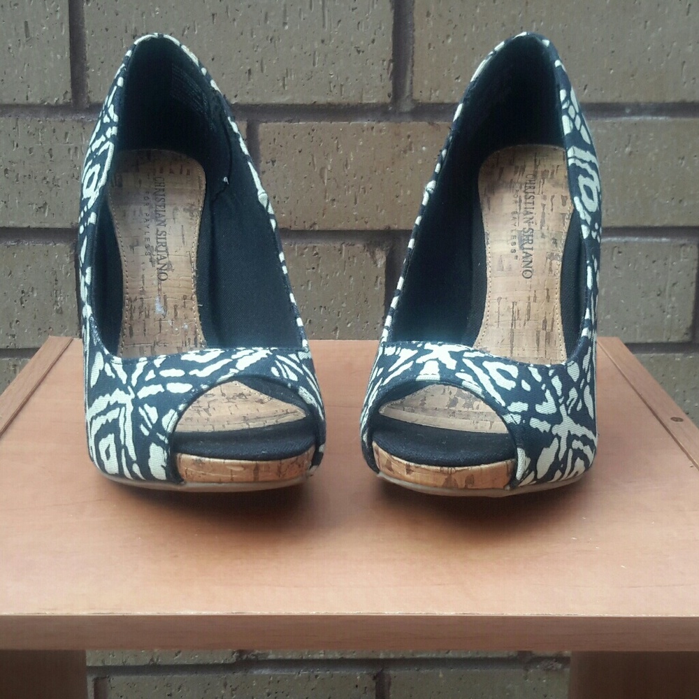 Christian Siriano Peep-toe Heels