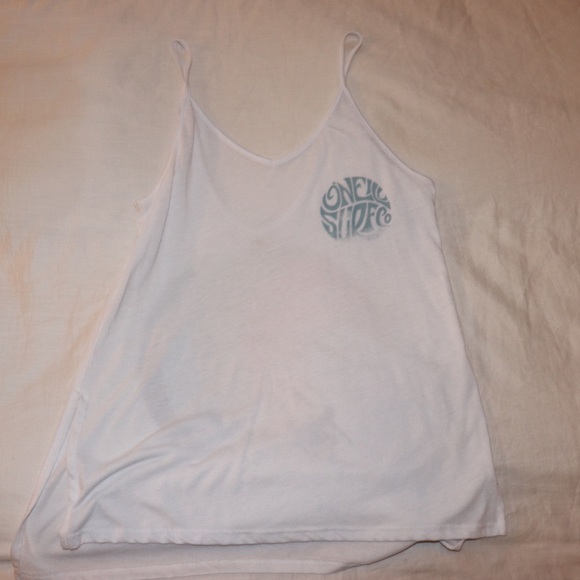 White beach babe tank top - Picture 1 of 2