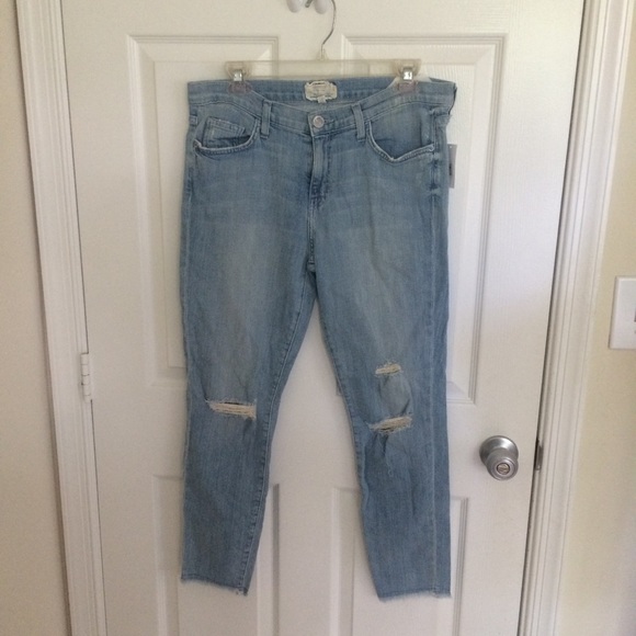 NWT CURRENT/ELLIOTT 'Stiletto' Destroyed Jeans - Picture 5 of 6