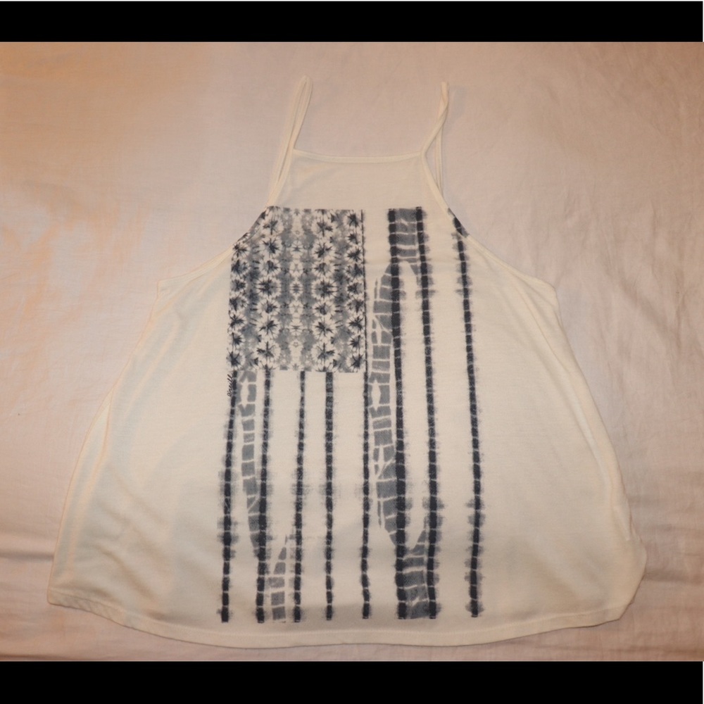 American flag tank top. O'Neill