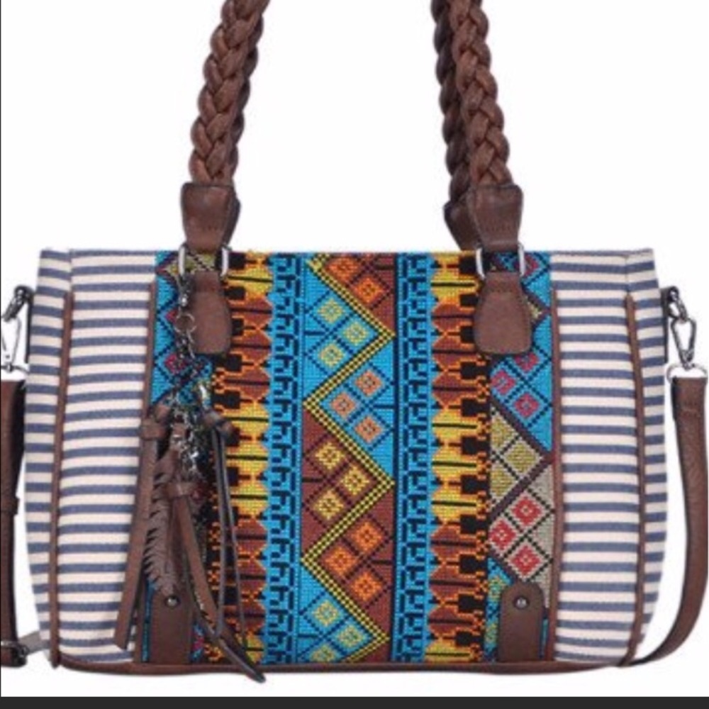 Boho Printed Handbag