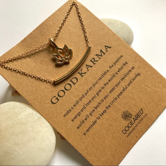 Ash a Little Bit Jewelry - ✨GOOD KARMA Double Necklace with Lotus