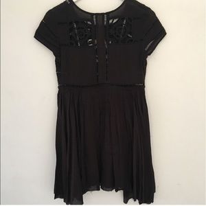 FP faded black eyelet dress