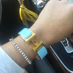 Hermes H bracelet-wide