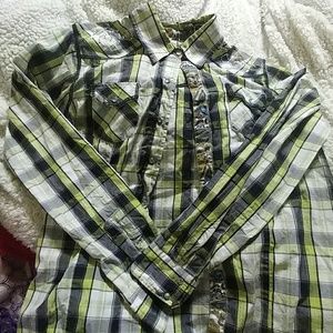 Long sleeve western shirt.