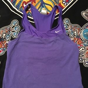 Nike tank top with sports Bra included size M