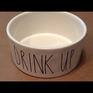 Rae Dunn DRINK UP Dog Bowl