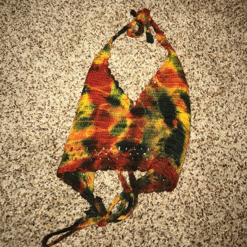 Tye-Dye vintage crop top
