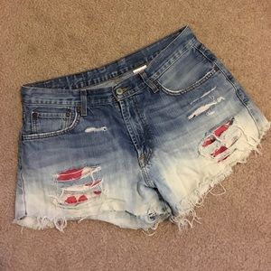 Lucky Brand Distressed Shorts