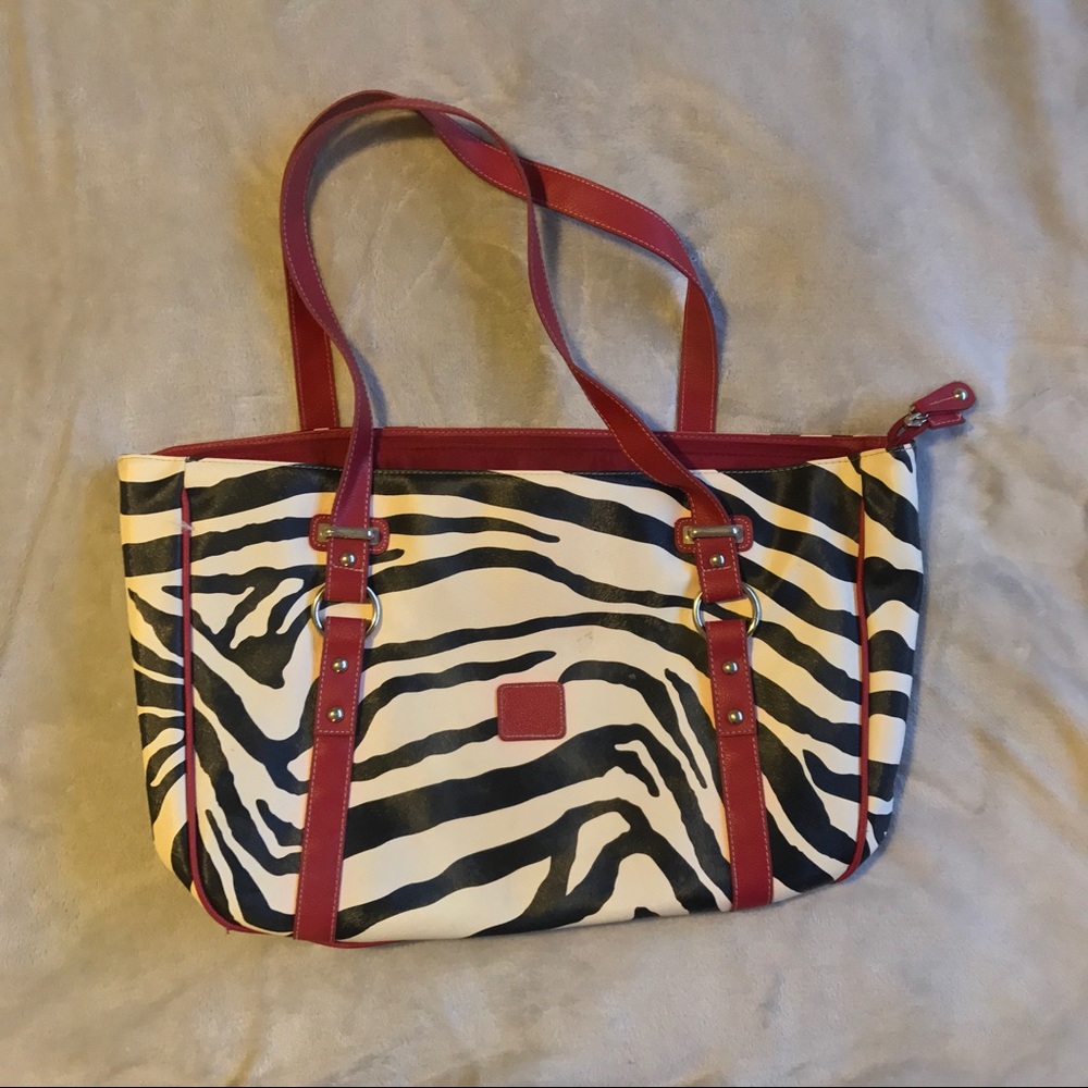 Zebra Patterned Handbag
